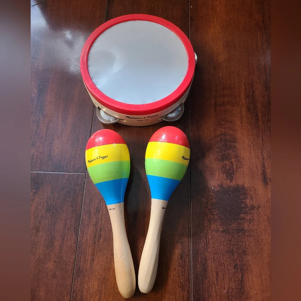 Melissa & Doug Red and Blue Musical Set